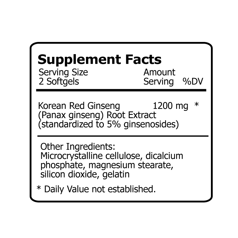 Korean Red Panax Ginseng